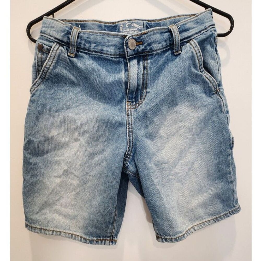 Art Class Boys Denim Shorts Size Large 10/12 Blue Medium Wash